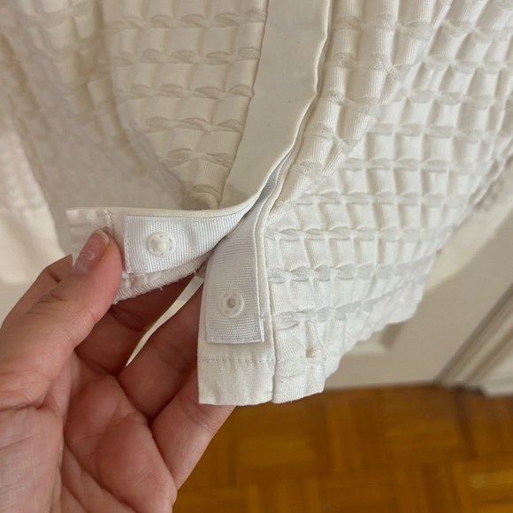 Unreal white long sleeve collard semi sheer y2k 90s shirt - Picture 7 of 7